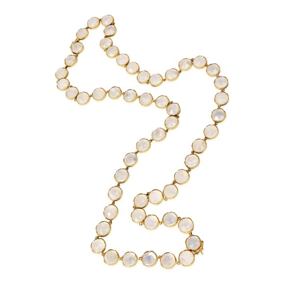 Irene Neuwirth Moonstone Fashion Necklace in 18k Yellow Gold - Picture 2 of 3